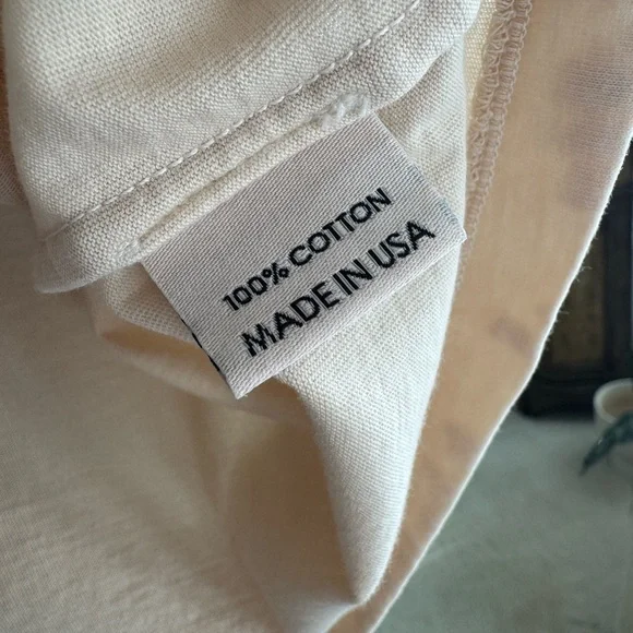 Esby Jane Cotton Tee Sand Off White XS  NWT - Picture 4 of 7